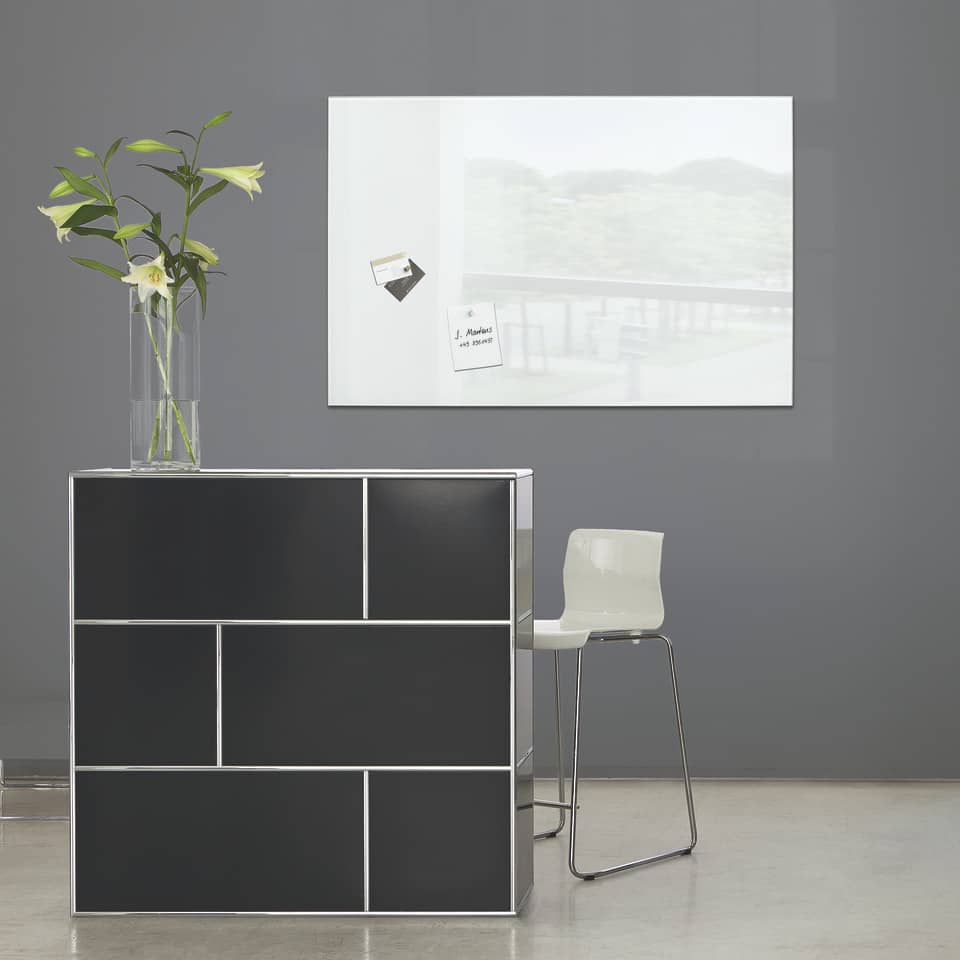 Sideboard, Schrank, Schwarz, modern, Blockmuster