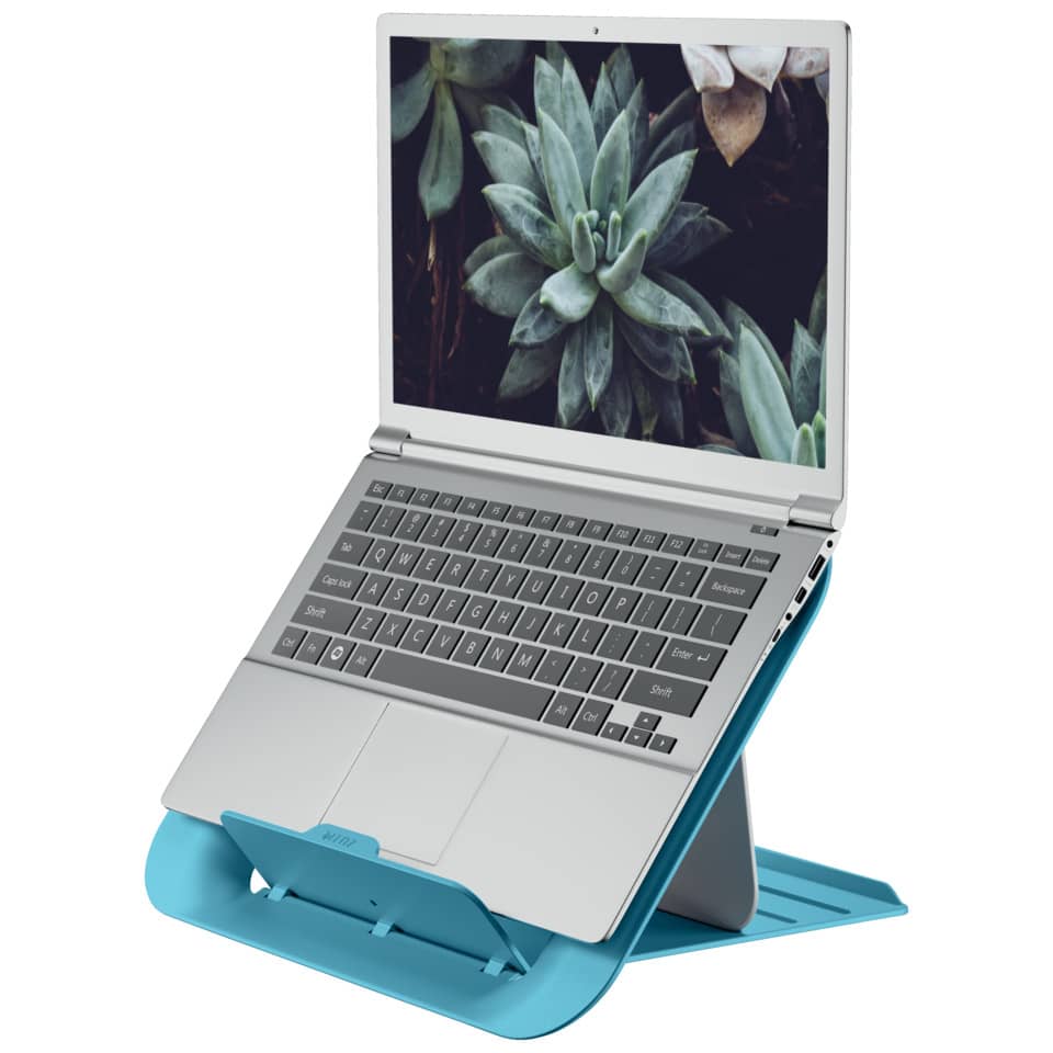 Laptop, Stativ, Türkis, tragbar, Tastatur