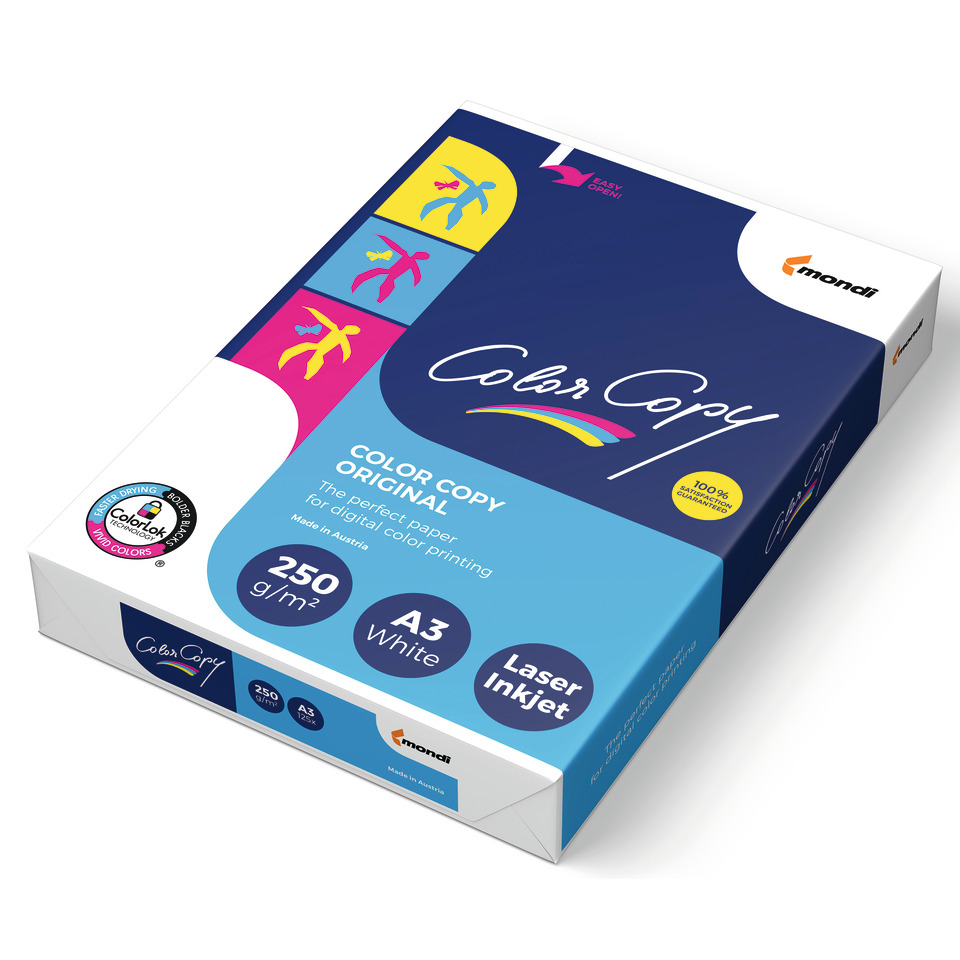 Color Copy, Original, Laser Inkjet, A3 White, 250 g/m²
