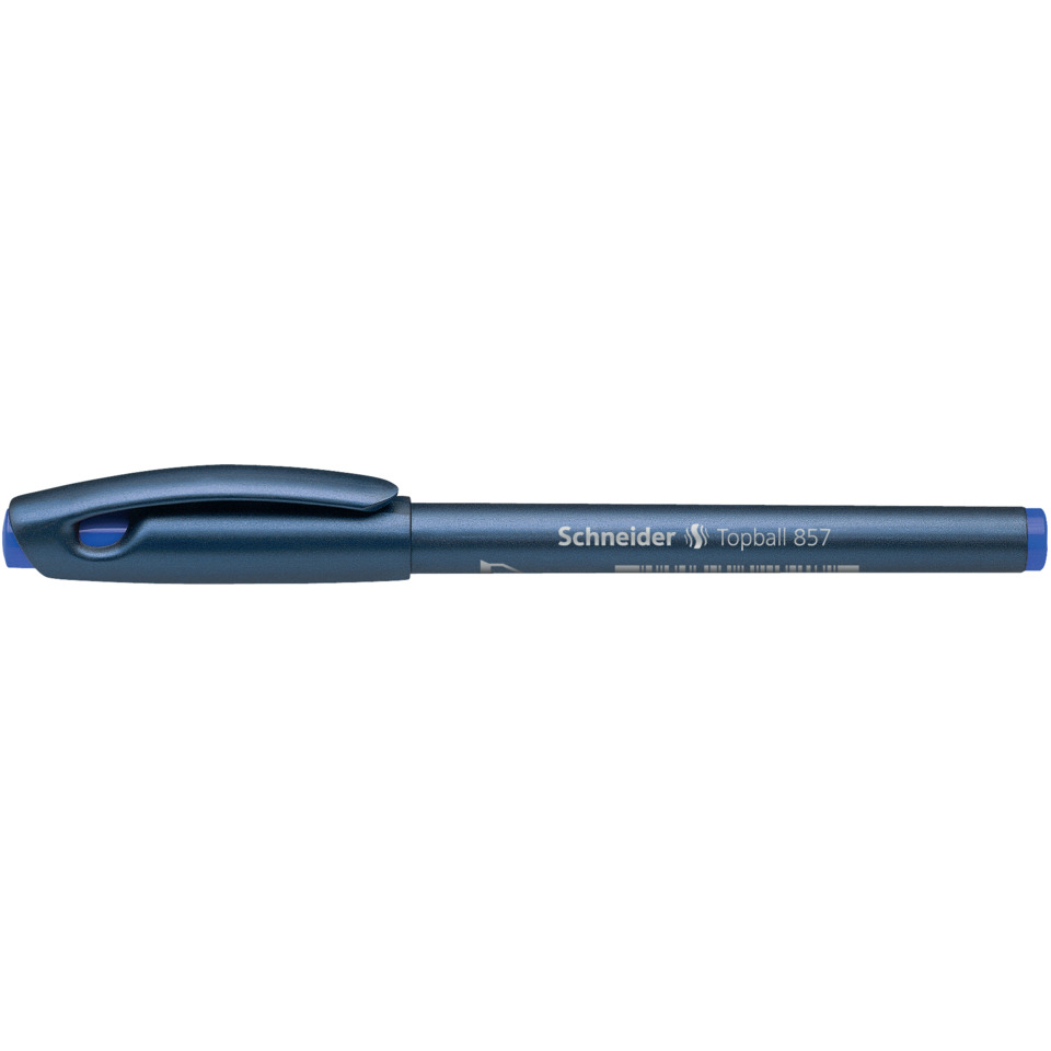 Topball 857, Blauer Stift, Kugelschreiber, ausziehbar, Metallkörper