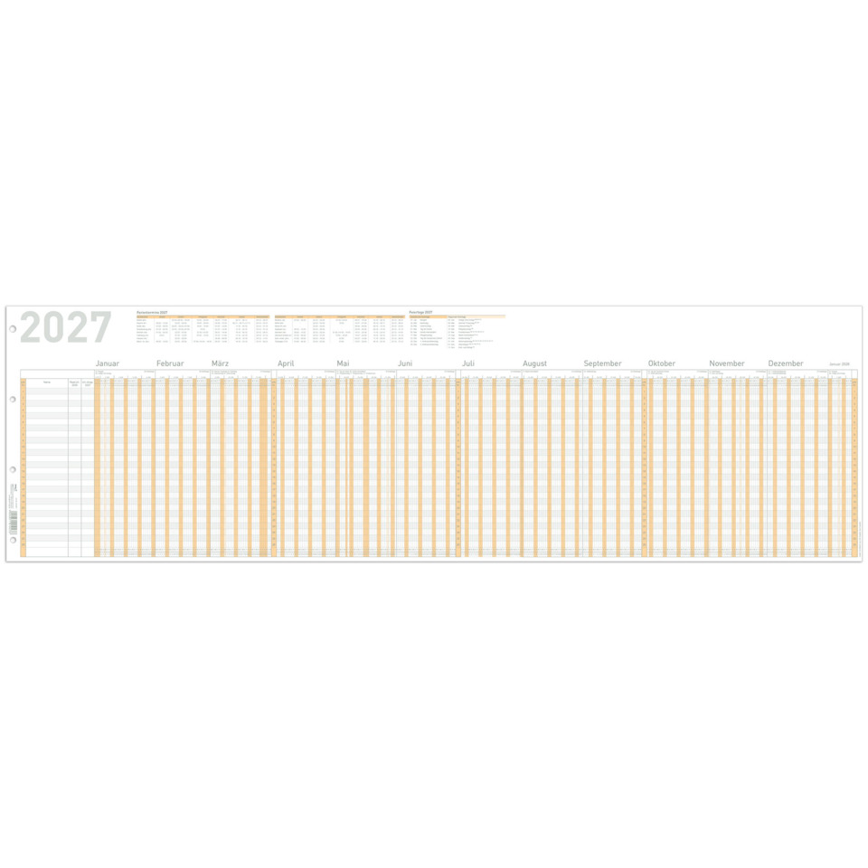 Kalender, 2027, Jahr, Monate, Gitter