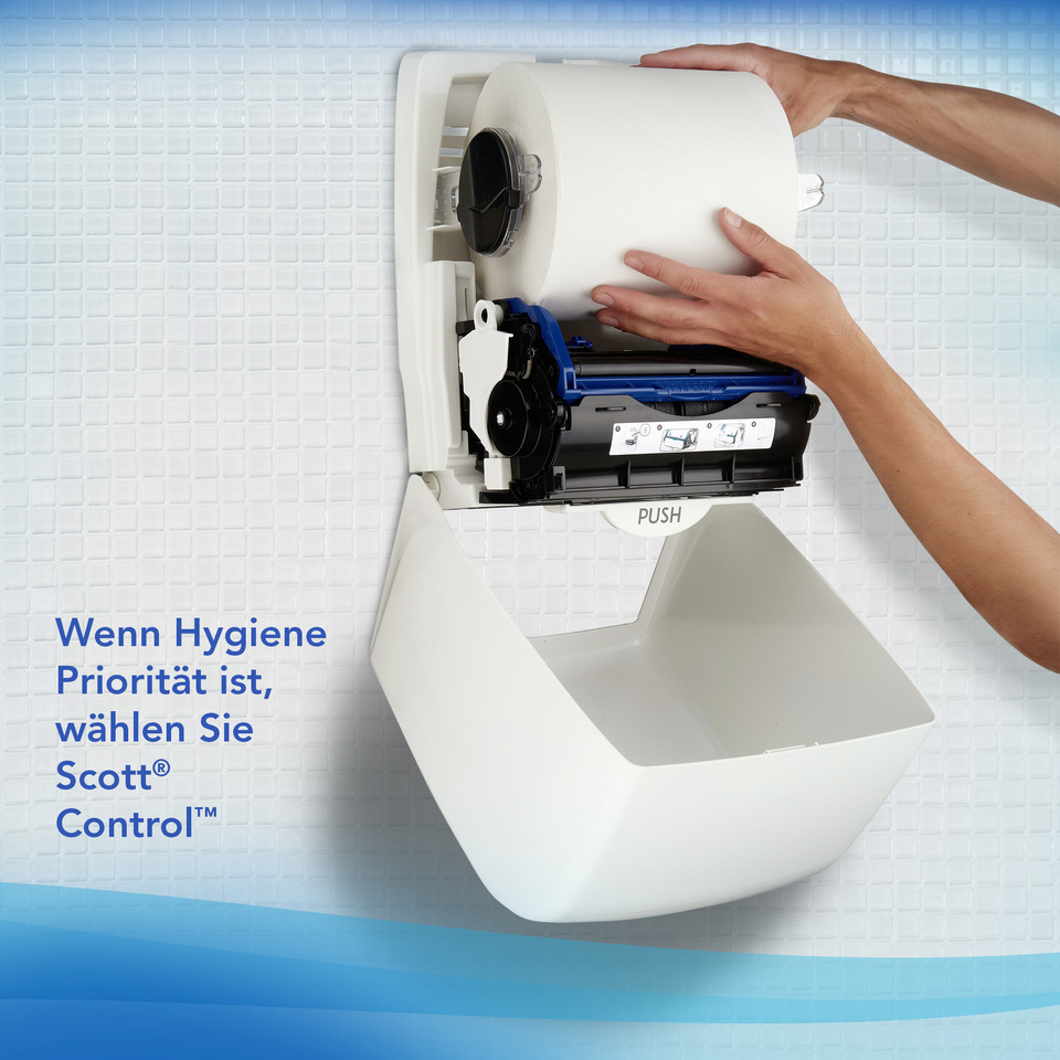 Toilettenpapierhalter, Hygiene-Behälter, Badrandhalter, Spülkasten, Scott Control