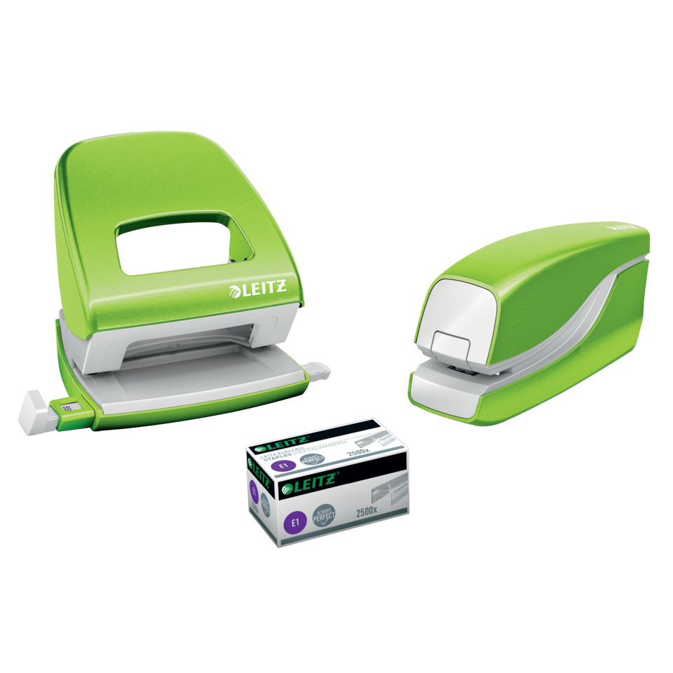 Locher, Grüner Locher, Bürolocher, Schneidwerk, Klammerbox