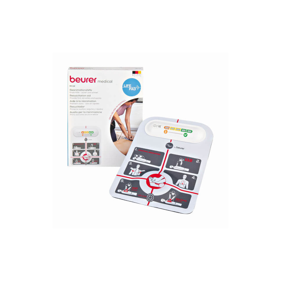 Reanimationshilfe, Herzmedizintechnik, LIFE PAD, Beurer Medical, Defibrillator-Pad