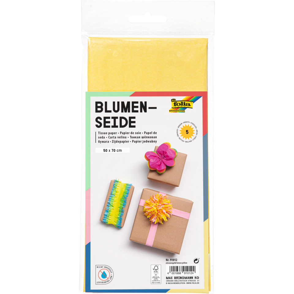 Tissuepapier, Geschenkpapier, Blumen-Seide, Dekopapier, Faltpapier, Tissuepapier, Geschenkpapier, buntes Papier, Wrap-Papier, Dekoratives Tissue