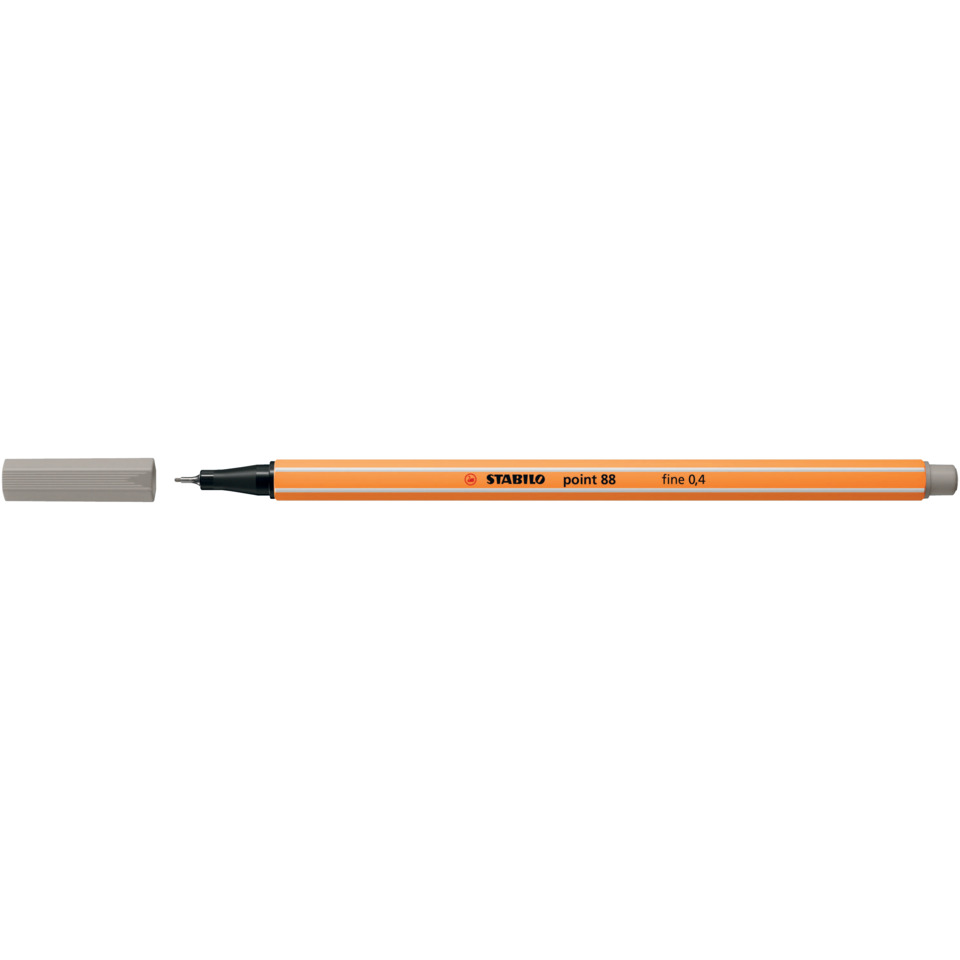 Triangular pen, mechanical pencil, orange body, feiner Punkt, 0,4 mm