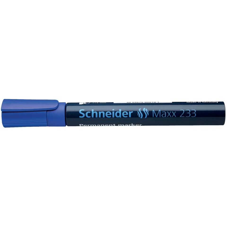 Permanentmarker, Marker, Schülermarker, blau, Kunstbedarf