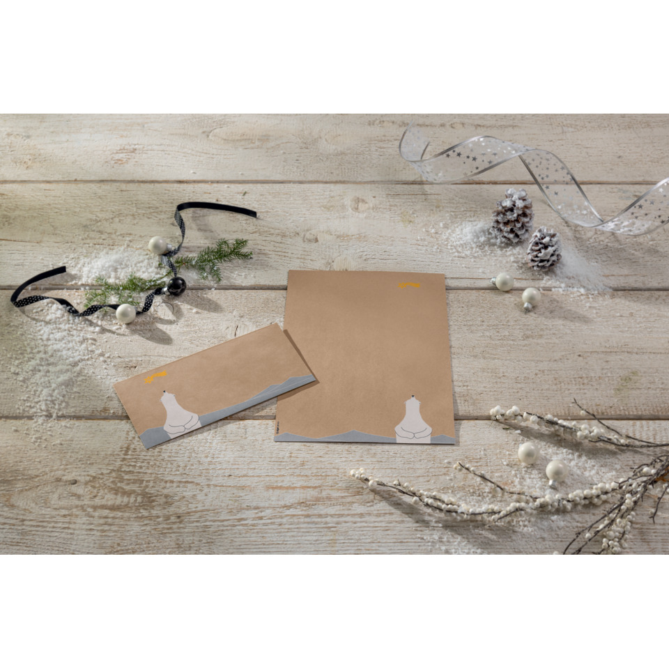 Geschenkpapier, Karten, Winter, Schlichte Naturfarben, Pinecone