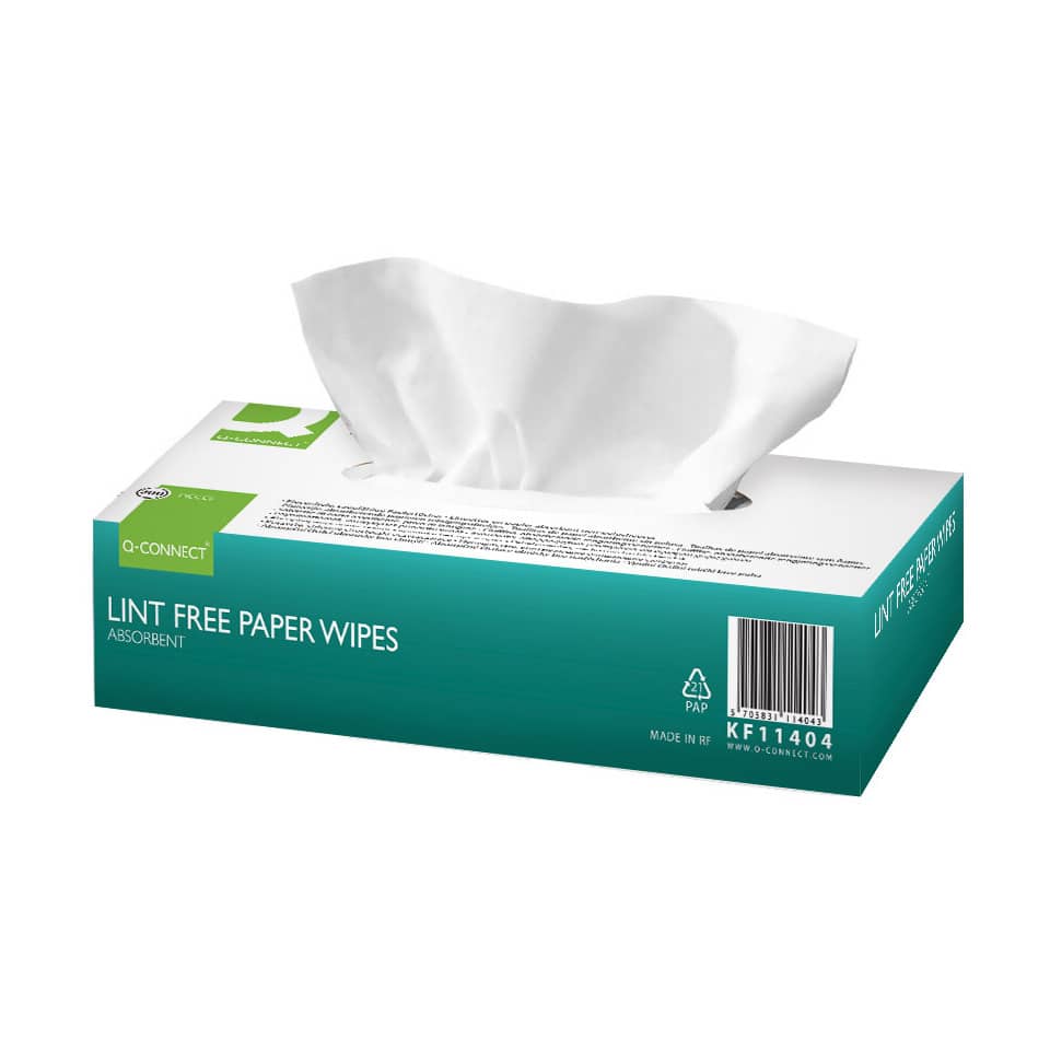 Lint Free, Paper Wipes, Absorbent, Tissue Box, Boxed Wipes