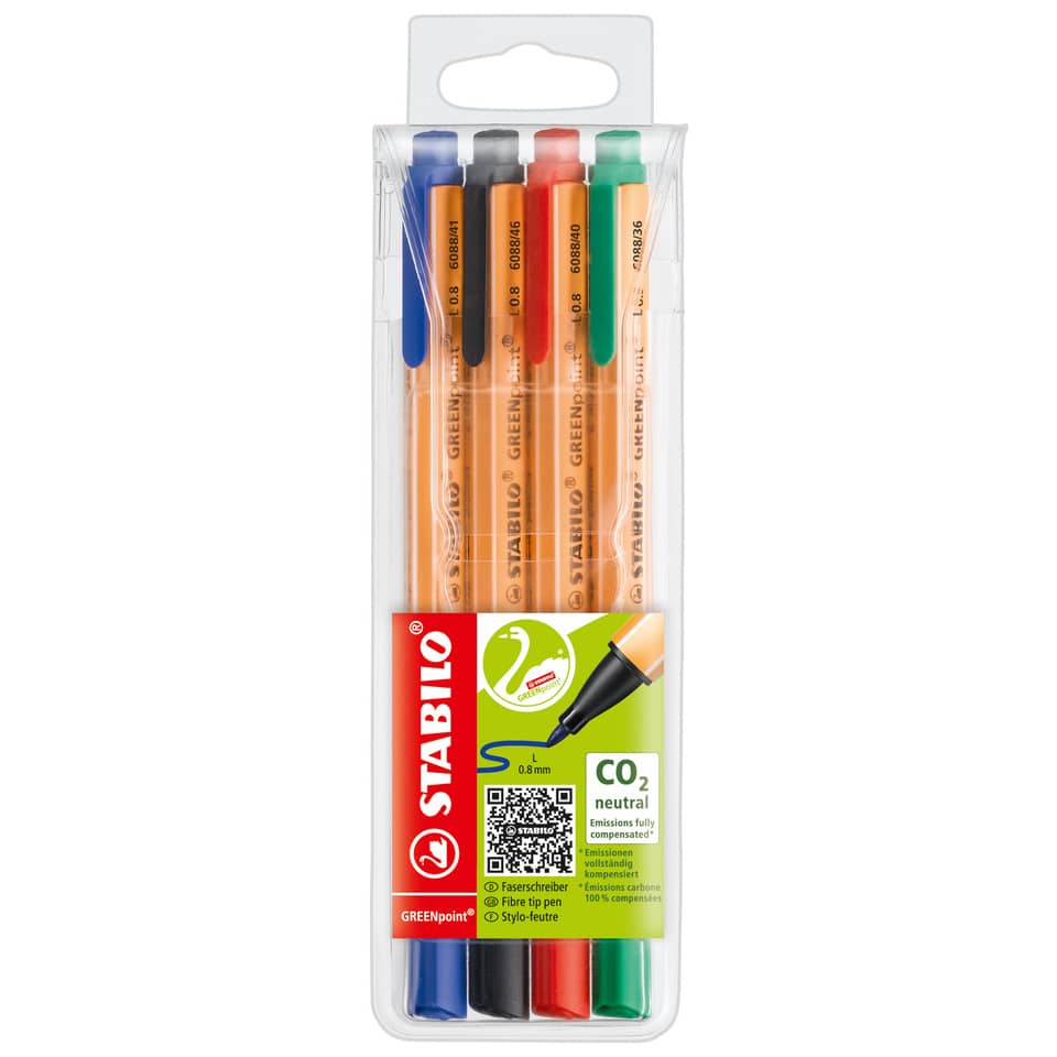 Stabilo, Fineliner, Marker, Kugelschreiber, CO2-neutral
