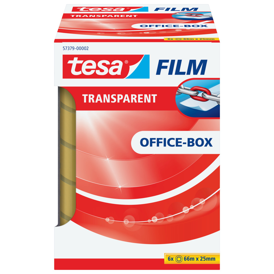 Filmmaterial, Office-Box, Transparent, Tesa, Klebeband