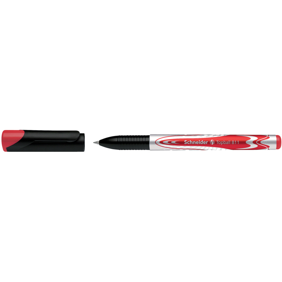 Kugelschreiber, Schreibleistung, Gelschreiber?, Kugelschreiber mit Clip, rot-schwarz