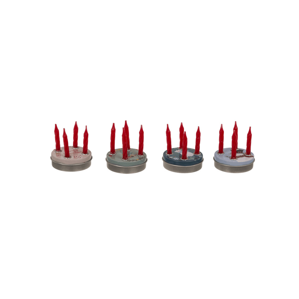 Kuchenkerzen, Dose Kerze, Rote Kerzen, Geburtstag Kerzen, Kerzenarrangement