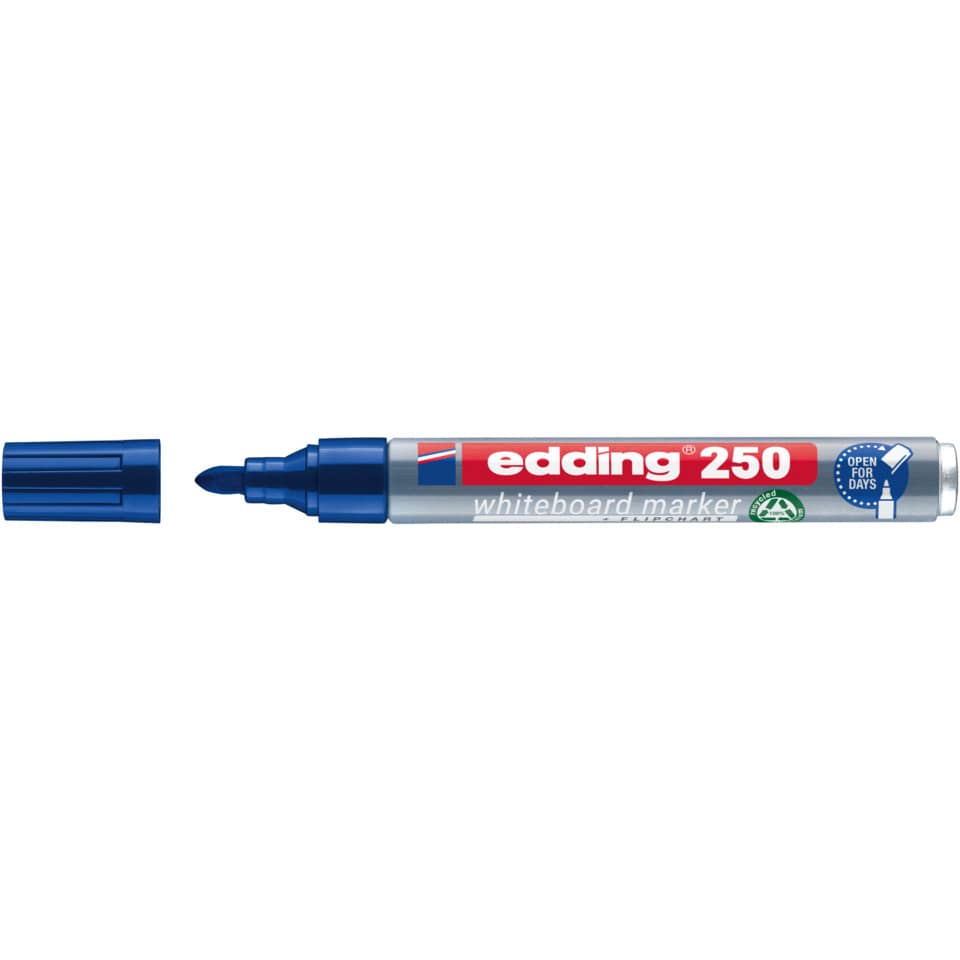 Boardmarker 250, 1,5-3mm, Rundspitze, blau EDDING 4-250003