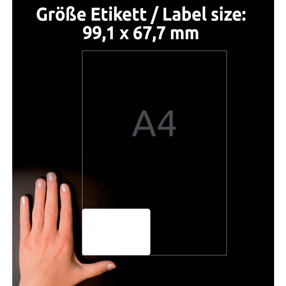 A4 Größe, Aufkleber, Etikett, Papierprodukt, Hand