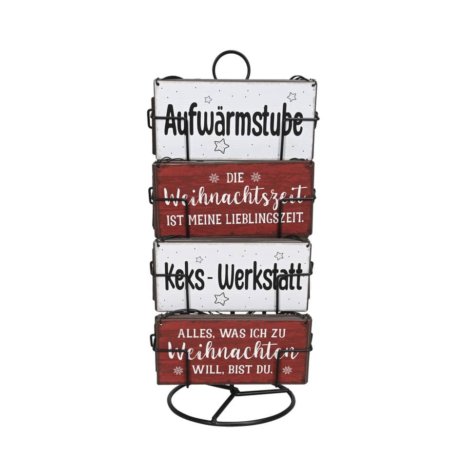 Weihnachtschild, Eisen, sortiert  652238000998