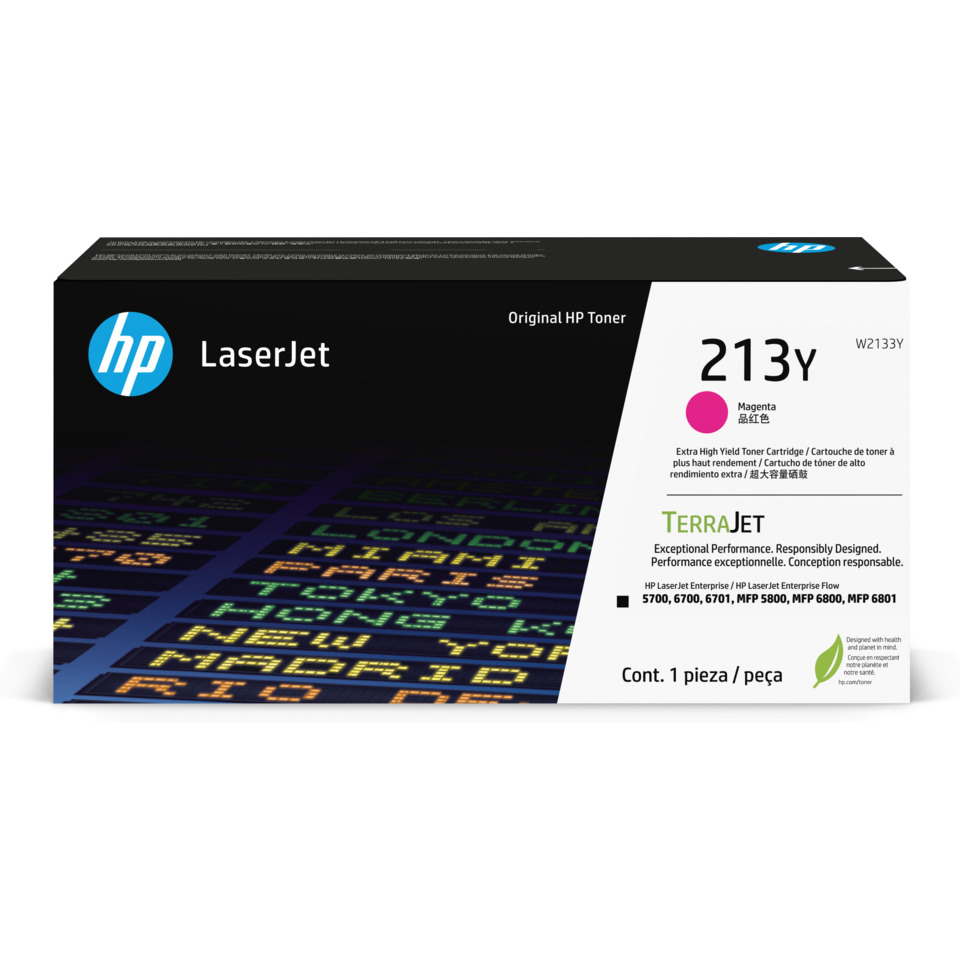 Toner, LaserJet, HP, Magenta, 213Y, Toner, LaserJet, Magenta, Kartusche, Original HP