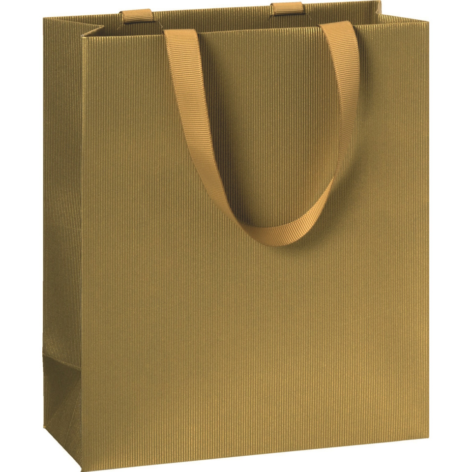 Geschenktragetasche One Colour, 21x18x8cm, gold STEWO 2543782096