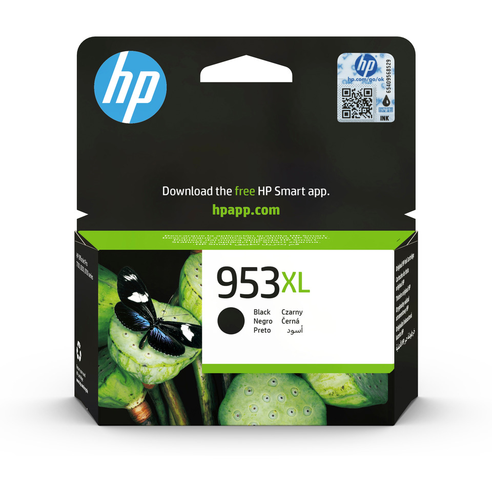 HP, Tintenpatrone, 953XL, Schwarz, Farbdruckerpatrone
