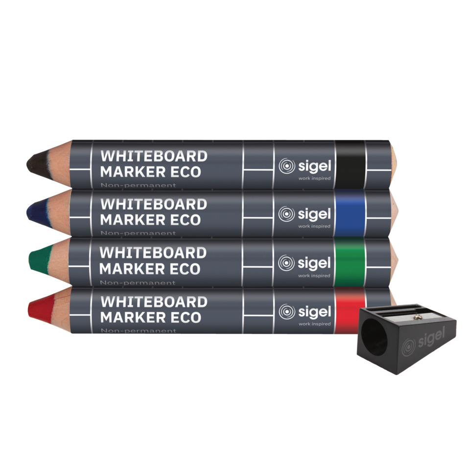 Whiteboard-Marker, Eco, Tinte trocken abwischbar, Kappenfarben, Board-Zubehör