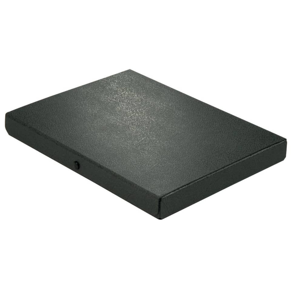 Klappbox, Schachtel, Metallisch, Schwarz, Kapsel