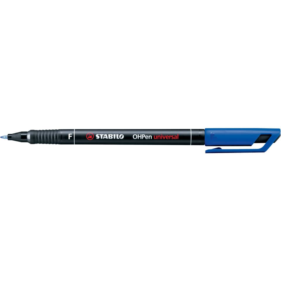 Marker, Stift, OHPen, universAL?, Schwarz?