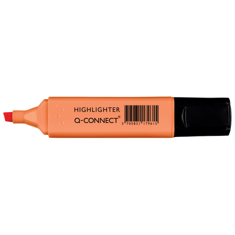 Highlightstift, Textmarker, Orange, Barcode, Marker