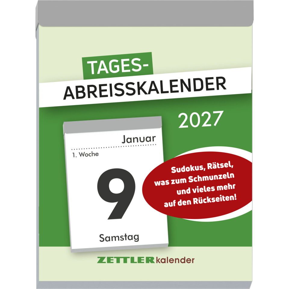 Kalender, Tageskalender, Abreißkalender, Januar, Samstag