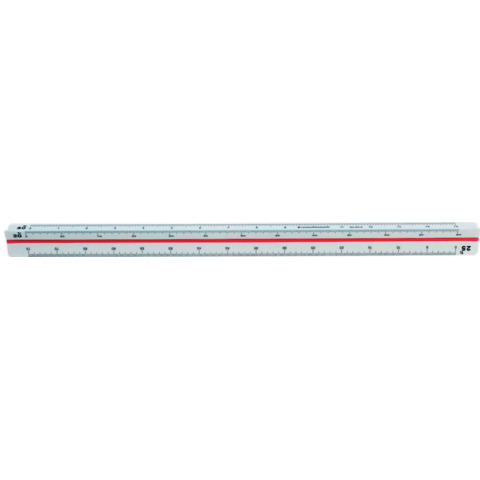 Dreikantmassstab für Architekten, Kunststoff, 30 cm STANDARDGRAPH 9411