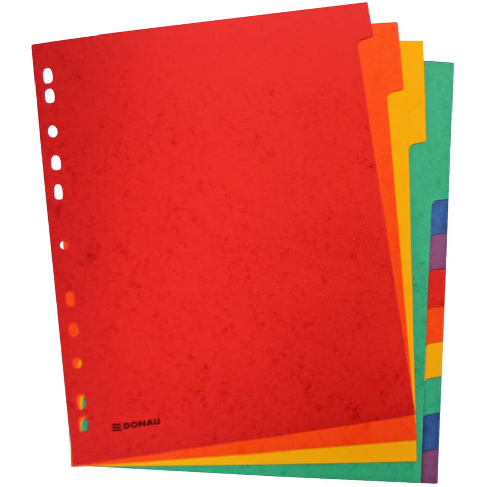 Ordner, Ordnerpapier, Farbig, Klebezettel, DIN A4