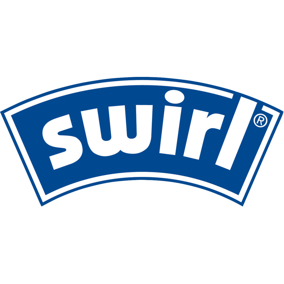 logo, swirl, blau, ging, marke