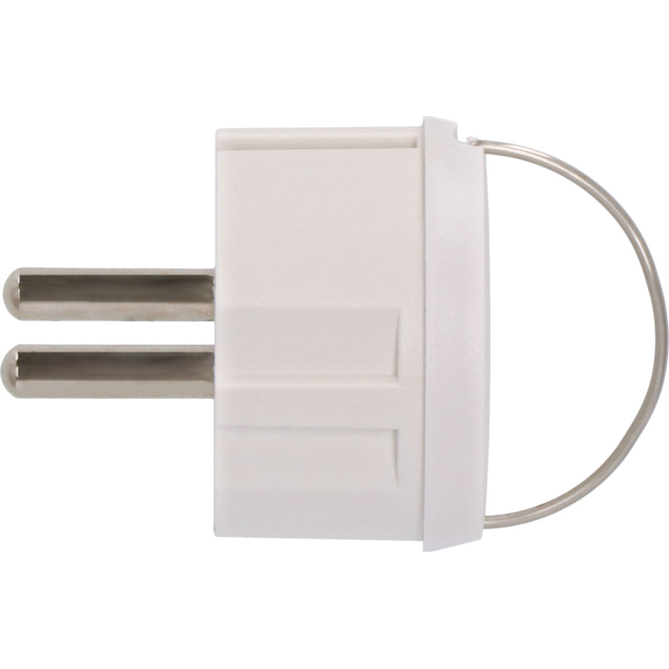 EU-Stecker, Adapter, Zweipoliger Stecker, Weiß, elektrisches Zubehör