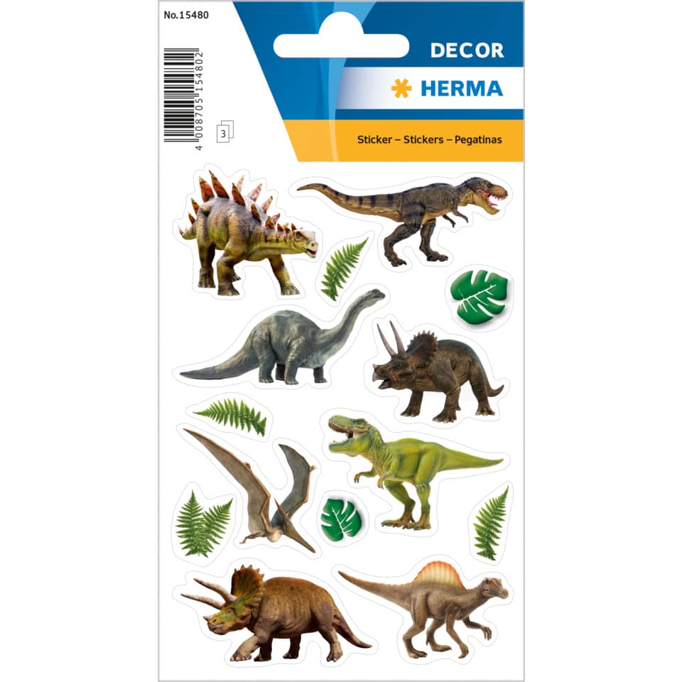 dinosaurier sticker, stickers, dinosaurier cutouts, dinosaurie, pflanzen