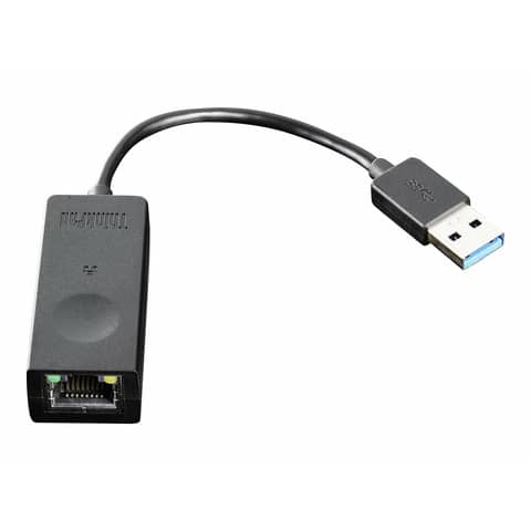 Lenovo Netzwerkadapter,USB 3.0 auf Ethernet Adapter,schwarz Lenovo 4X90S91830