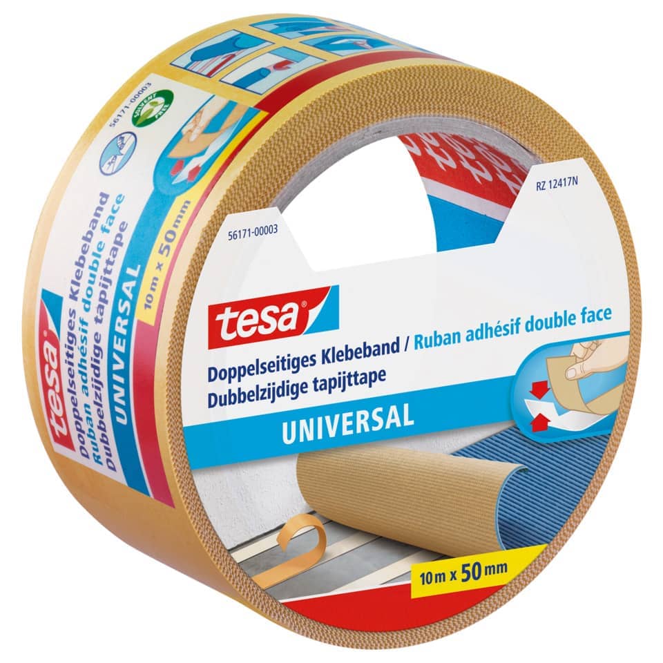 klebeband, universaltape, doubleface, 50mmx10m, tesa