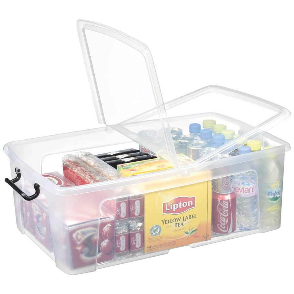 Kühlbox, Eisbox, Lebensmittelbox, Transparent, Tragegriff