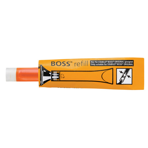 Textmarker Nachfüllsystem BOSS® ORIGINAL, 3ml, orange STABILO 070/54