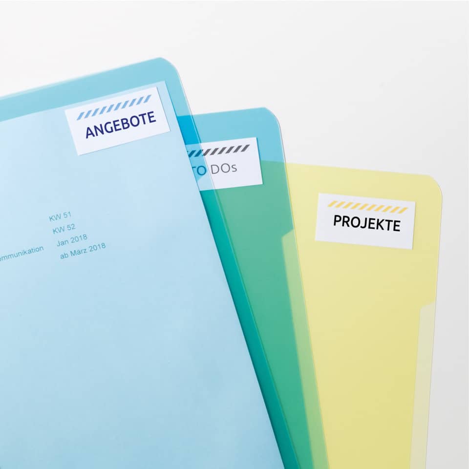 Ordner, Ordnerfarben, Projekte, Dokumente, Dokumentenmappe