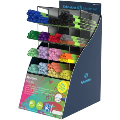 Fineliner Line-Up, im Display sortiert SCHNEIDER 306241