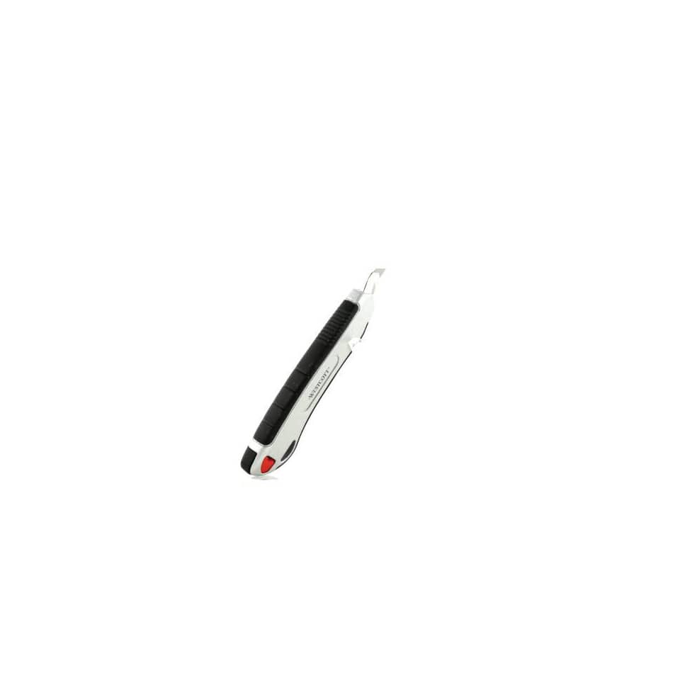 Präzisionsmesser, Universalmesser, ausziehbar, Stahl, schwarzer Griff