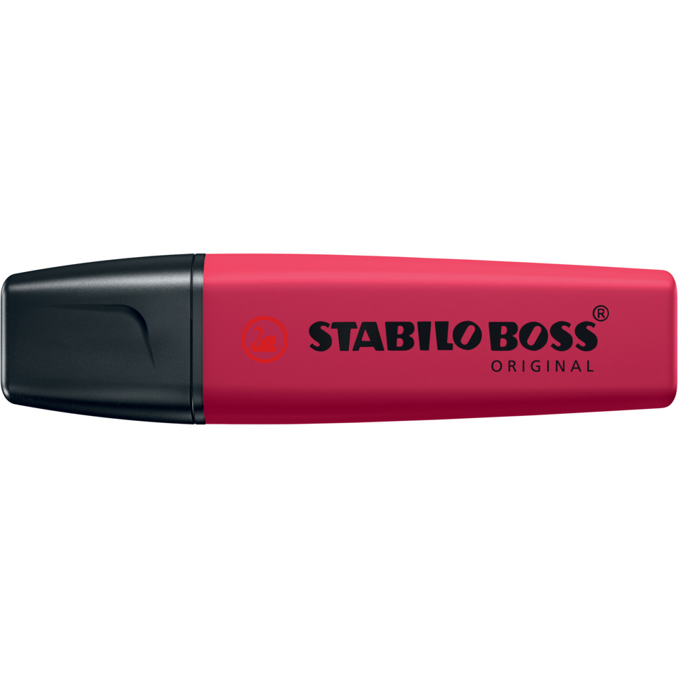 Korrekturmarker, Highlighter, Filzstift, Stabilo Boss, Marker pink