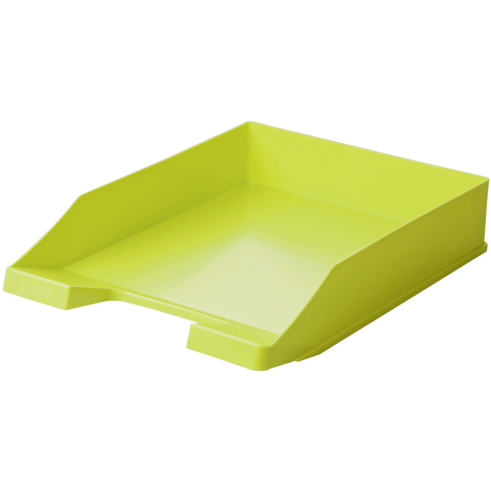 Schreibtisch-Organizer, Ablage, Büro-Organizer, Limette, Flach
