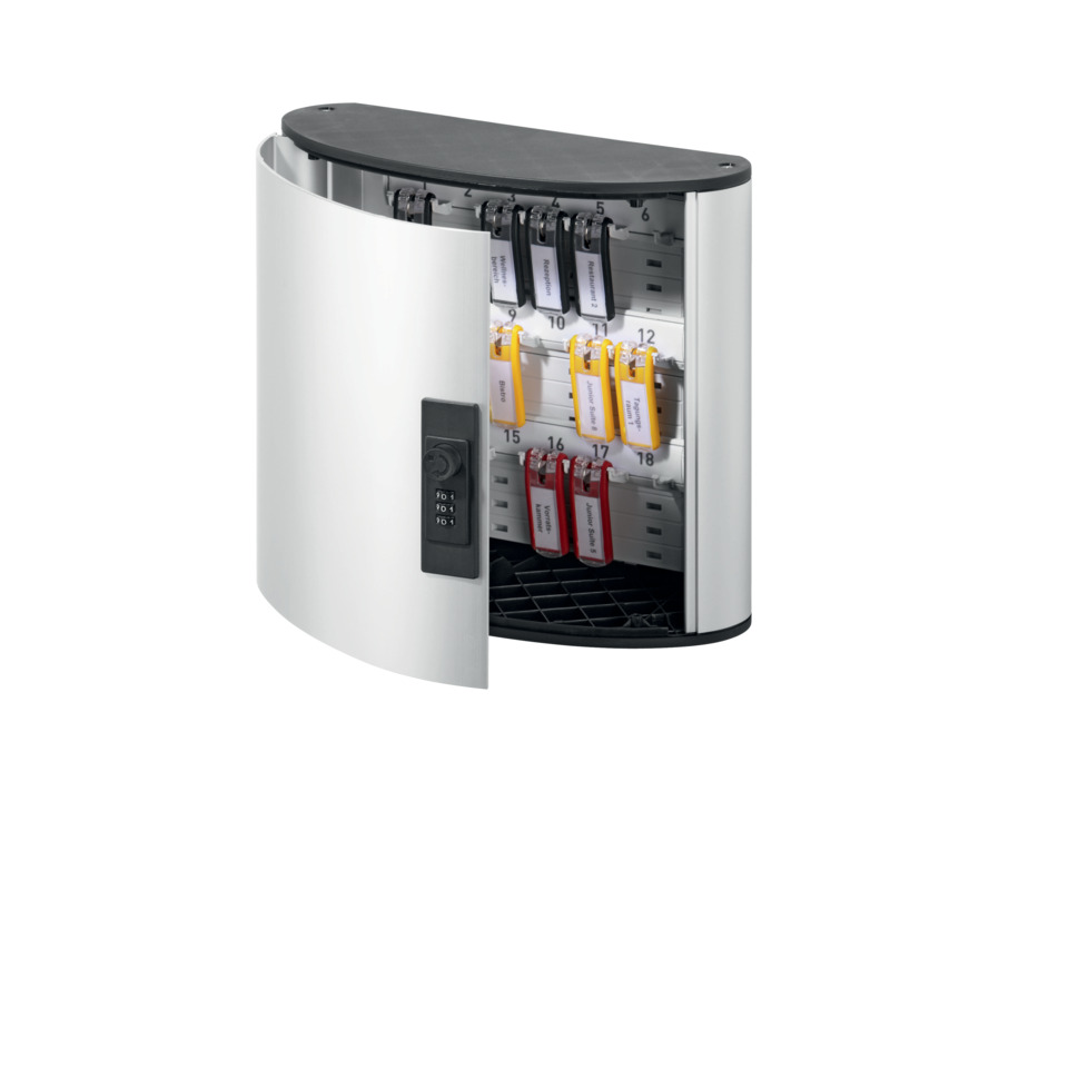 Drucker, Kartenhalter, Kartenfach, Organizer, Schloss, data key cabinet, key storage, cable management, locking, compact cabinet