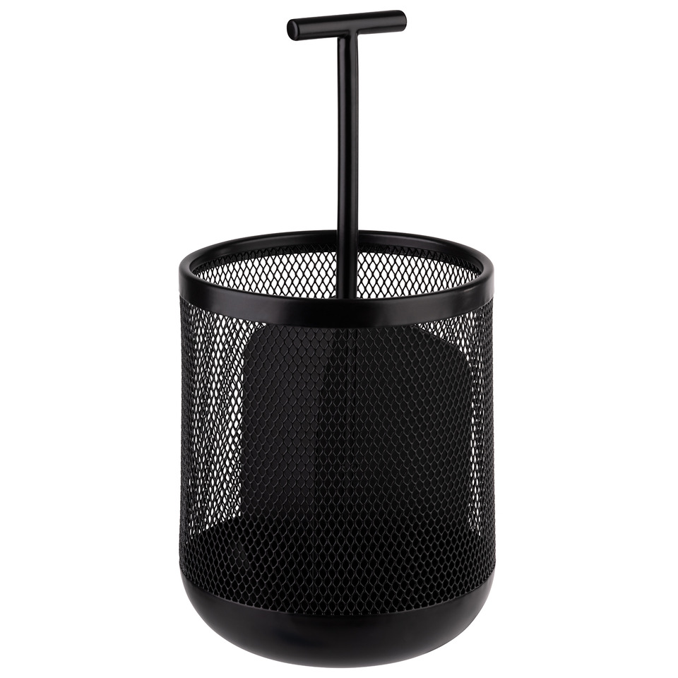 Mülleimer, Abfalleimer, Schreibtischzubehör, Mesh-Design, Tedi-Bürobedarf