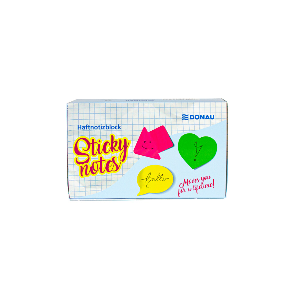 Sticky notes, Notizblock, Haftnotiz, bunte formen, Block