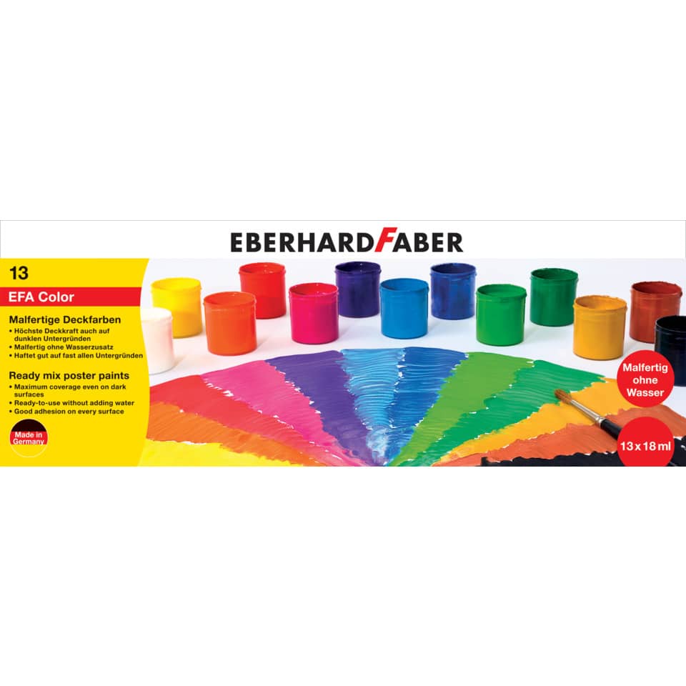 Acrylfarben, Farben Set, Becher Farben, Farbpalette, Fertigmischung Posterfarben