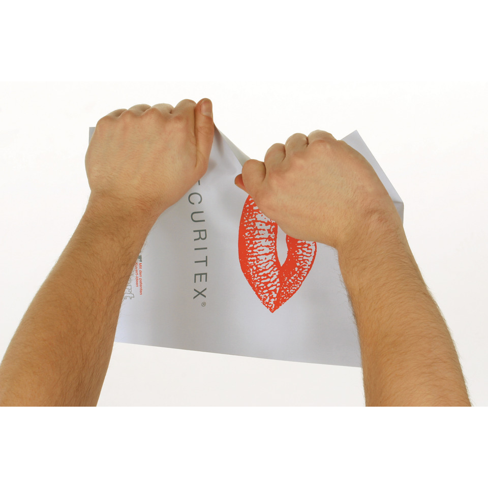weißer papier, klebeband, lippenabdruck, beutel, lippe