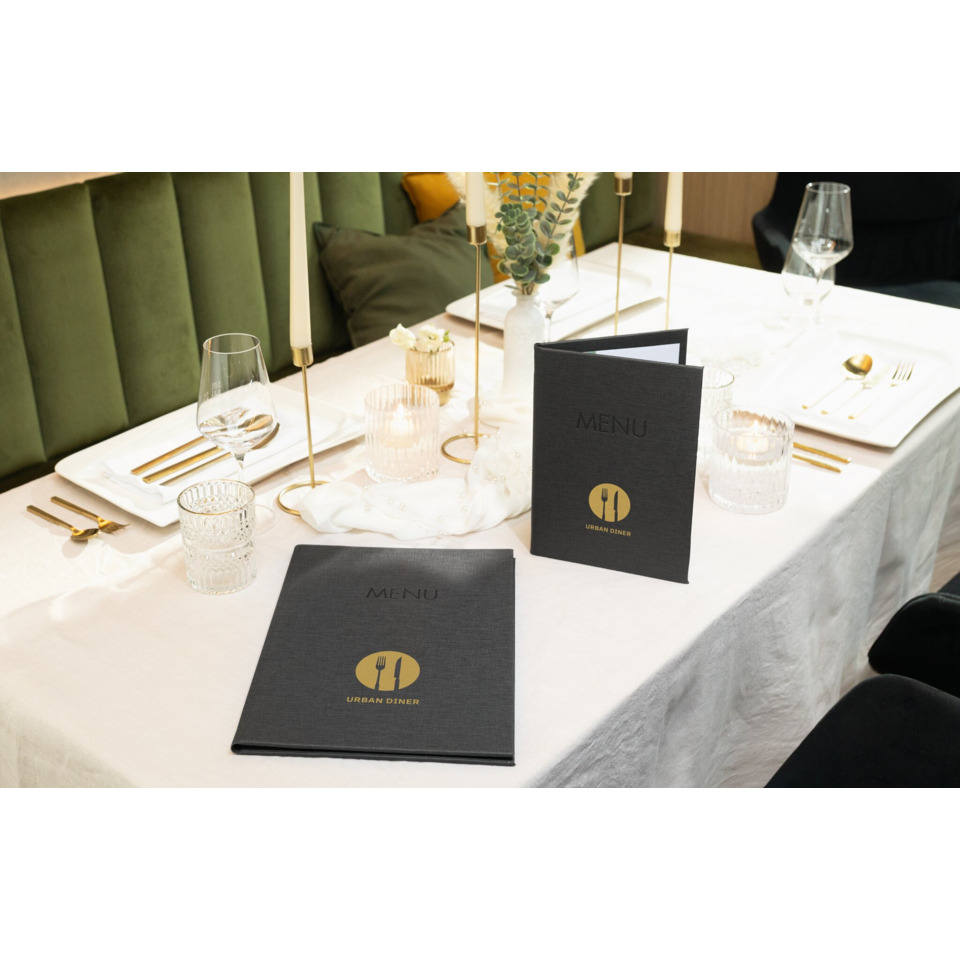 menü, tischdekoration, gastronomie, speisekarten, gläser