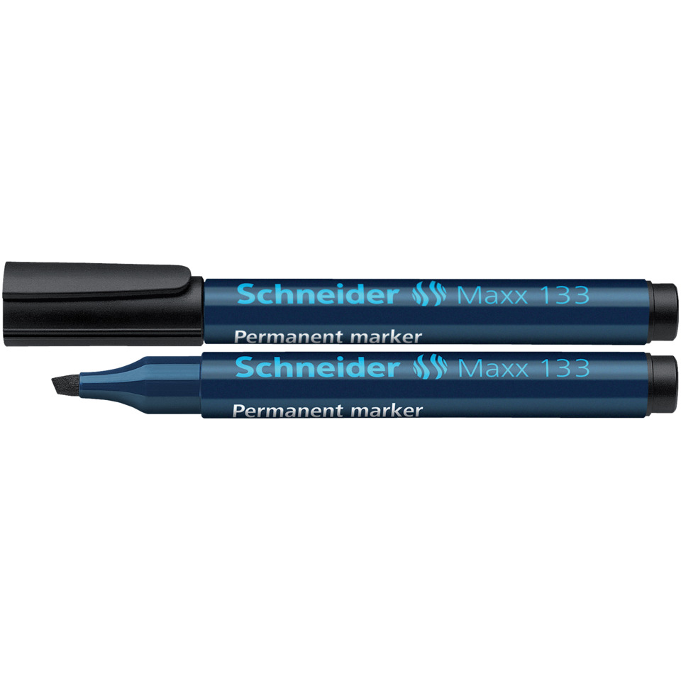 Permanentmarker, Kugelschreiber?, Blue marker, Spitzspitze?, Schneider Maxx 133