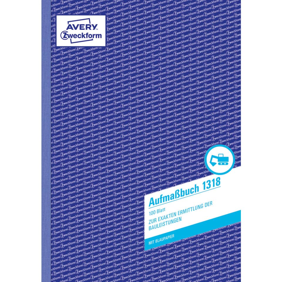 Notizbuch, Aufmaßbuch, Taschenkalender, kariert, blau